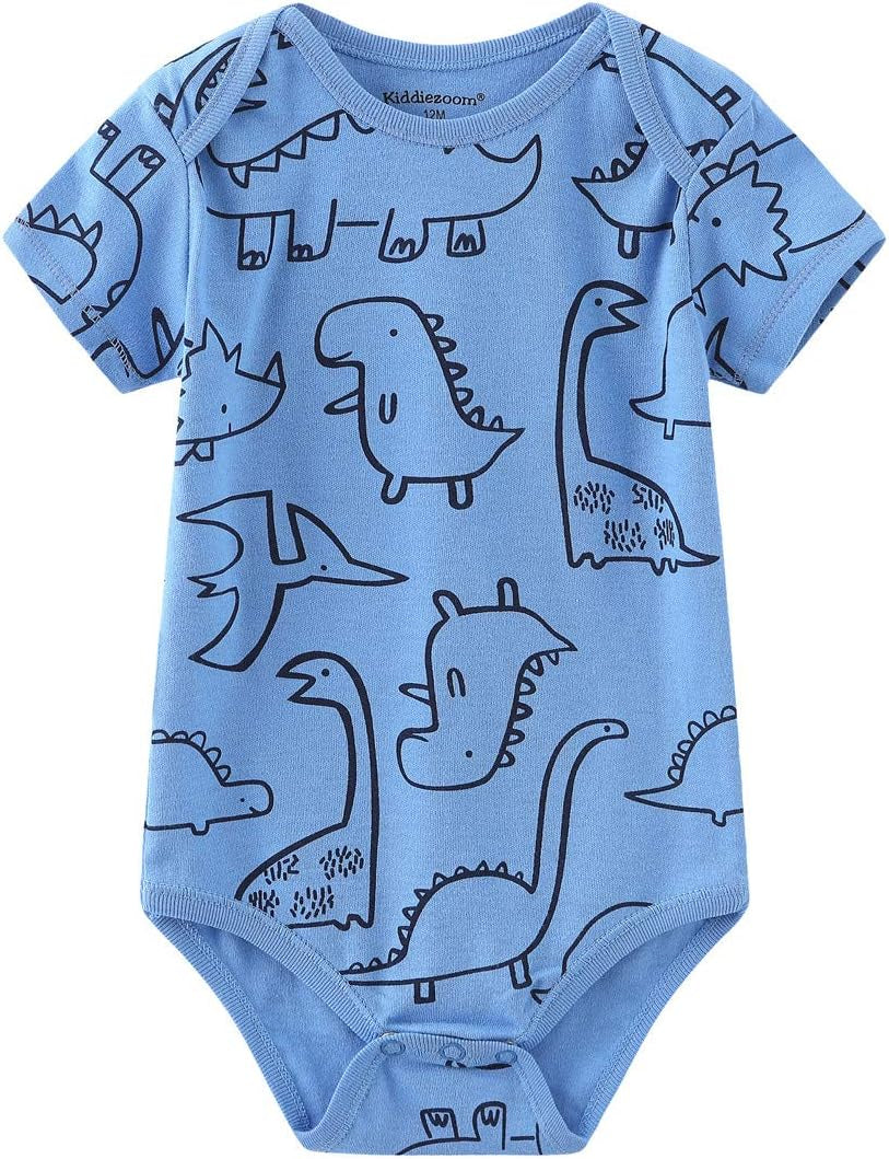 Newborn Baby Bodysuits 5-Pack – Unisex Cotton One-Piece Baby Clothes – Baby Shower Gift Set