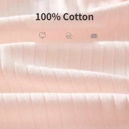 Newborn Baby Cotton Romper – Unisex Long Sleeve One-Piece Jumpsuit | Boneless Pajamas for All Seasons (0–6 Months)